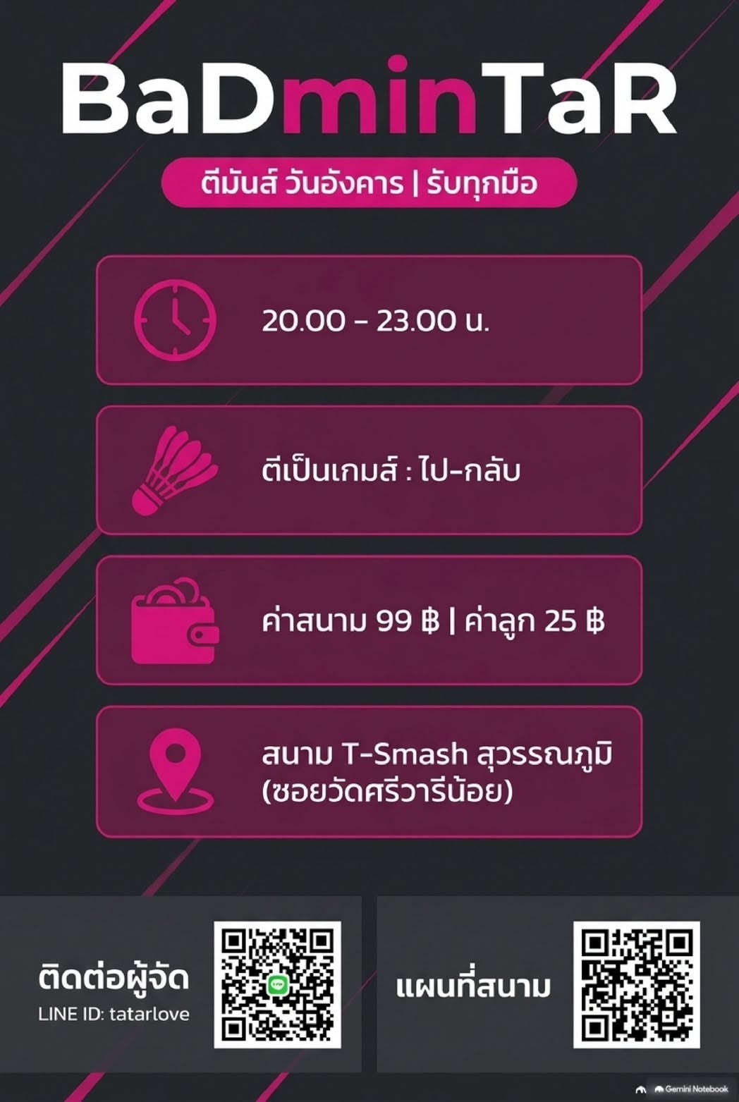 ก๊วน BaDminTaR