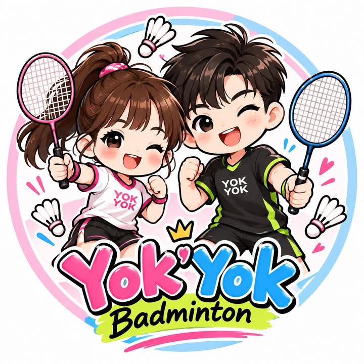 โลโก้ ก๊วน หยอก หยอก แบดมินตัน ( Yok\'Yok Badminton)