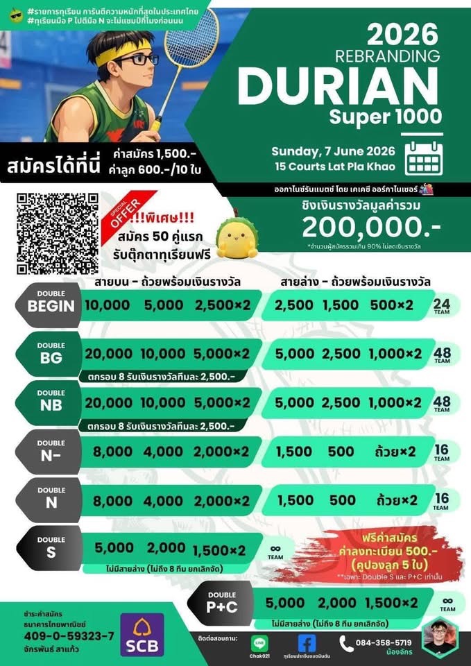 Durian Super 1000 2026